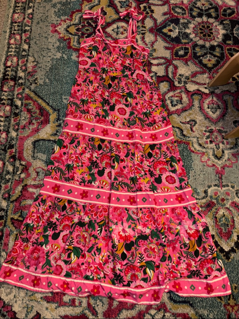 Beach Riot Charlotte Maxi Dress in the "Passion Floral" print